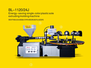 高效節能全自動圓盤式單色塑膠鞋底擠出成型機鞋底圓盤機